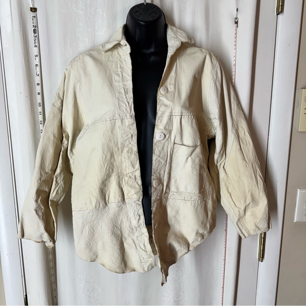 Vintage T.J. Boys Women's Leather Project Shirt
